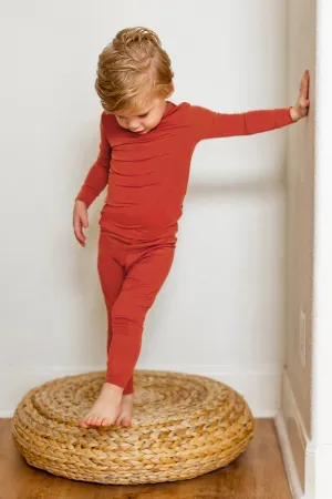 Rust Long Sleeve Pajama Set (6M-7Y)
