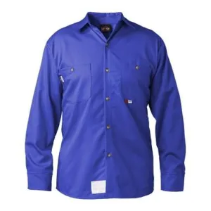 Saf-Tech Ultra Soft 7 oz FR Royal Blue Work Shirt
