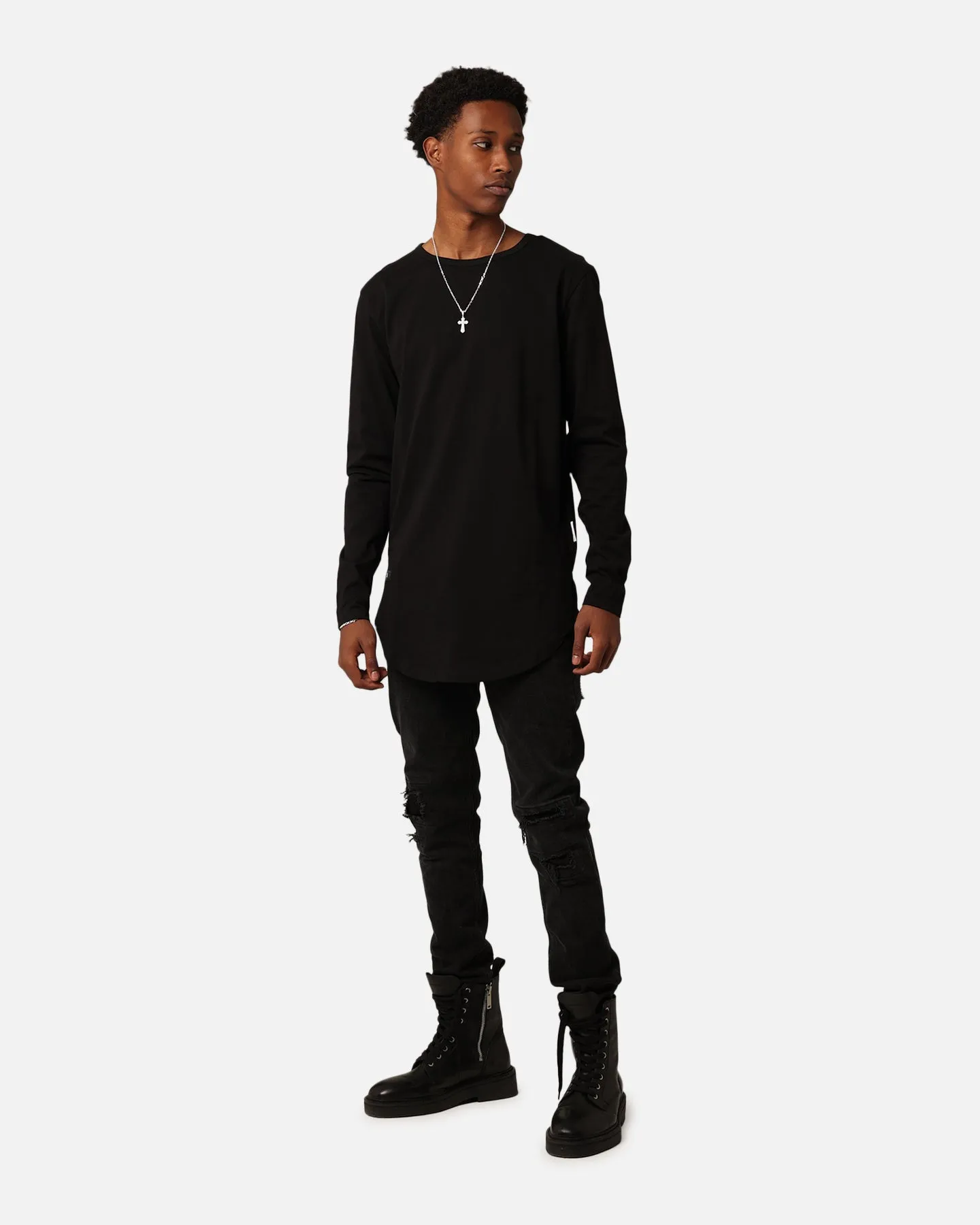 Saint Morta Tiger Gang El Duplo Long Sleeve T-Shirt Black