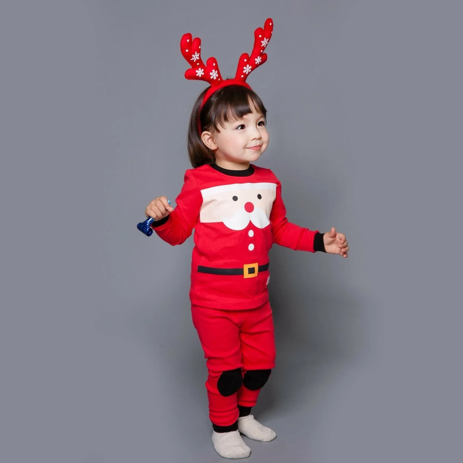 Santa Carol Long Sleeve Pajama