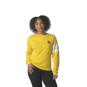 Santa Cruz Classic Dot Sleeve Stripes L/S Boyfriend Womens, Gold