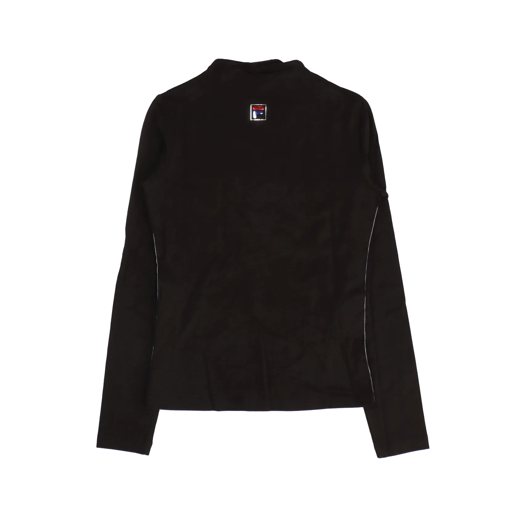 Sarah Taped Mock Neck - Black