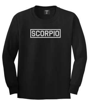 Scorpio Horoscope Sign Mens Long Sleeve T-Shirt