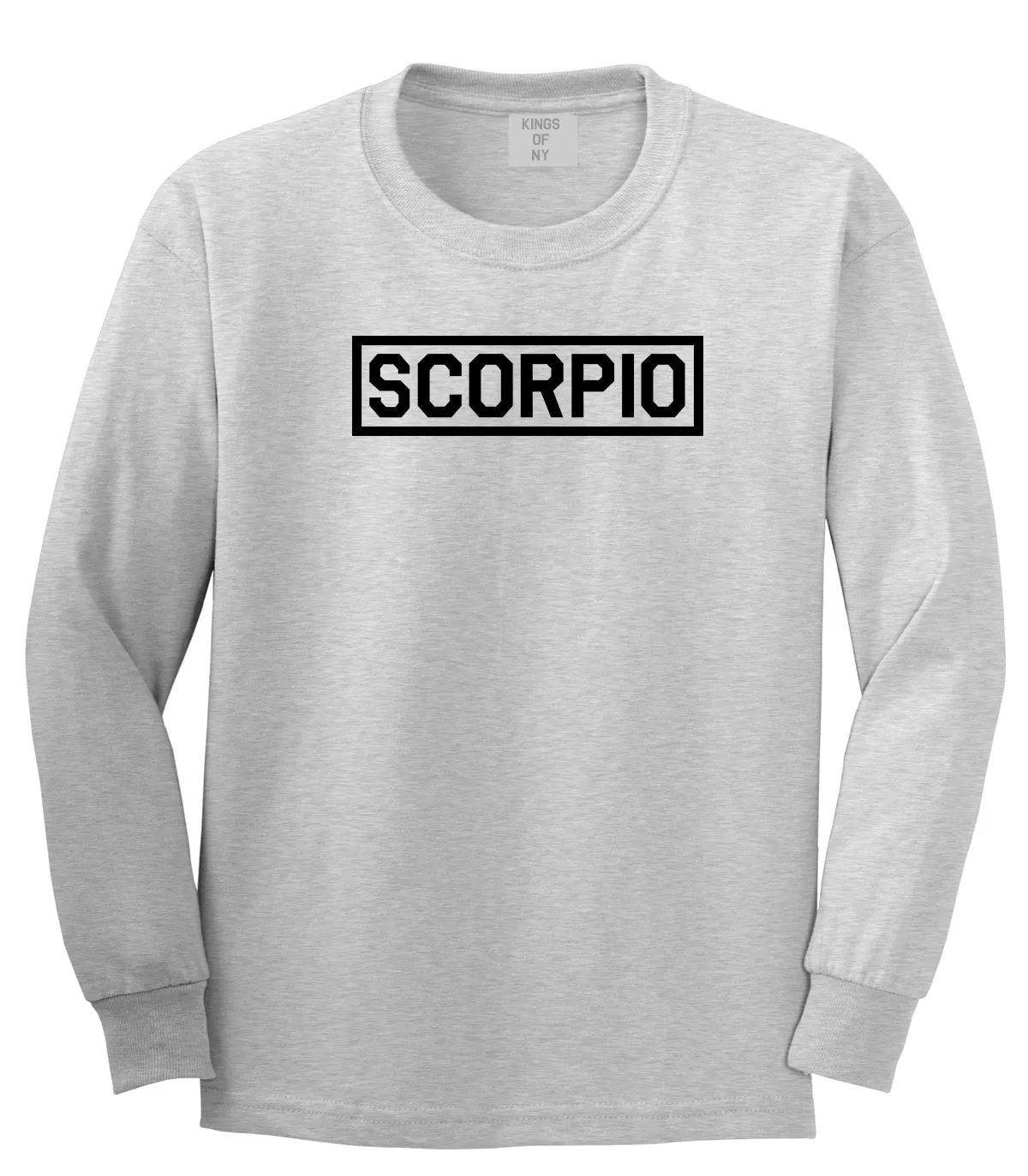 Scorpio Horoscope Sign Mens Long Sleeve T-Shirt