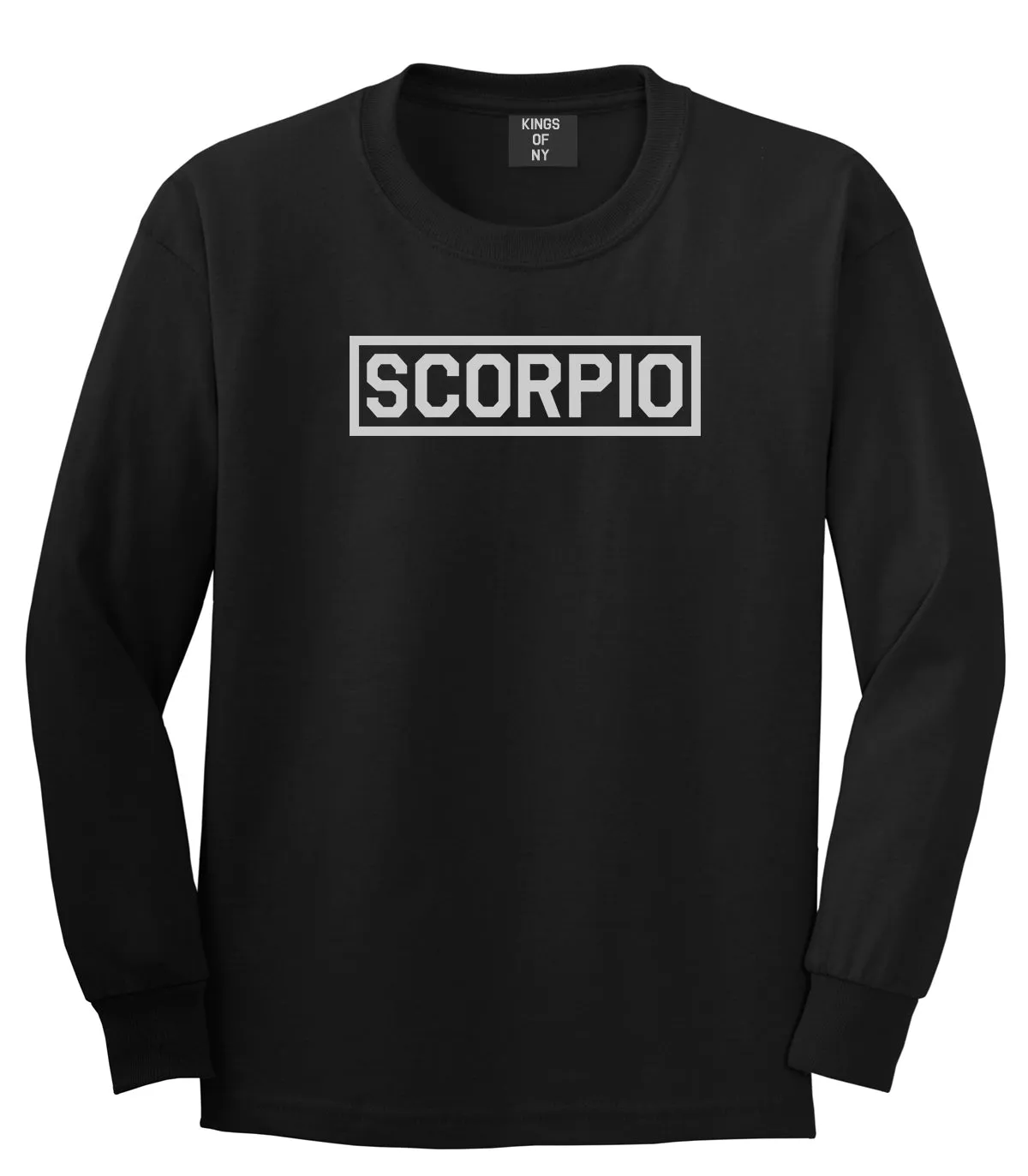 Scorpio Horoscope Sign Mens Long Sleeve T-Shirt