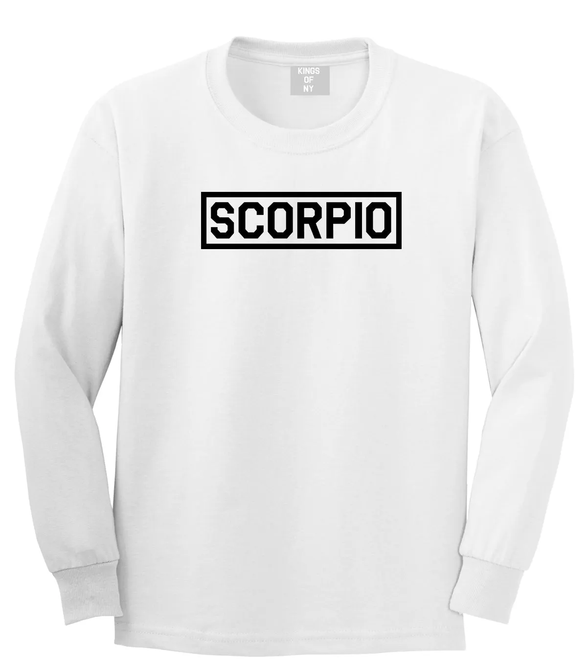 Scorpio Horoscope Sign Mens Long Sleeve T-Shirt