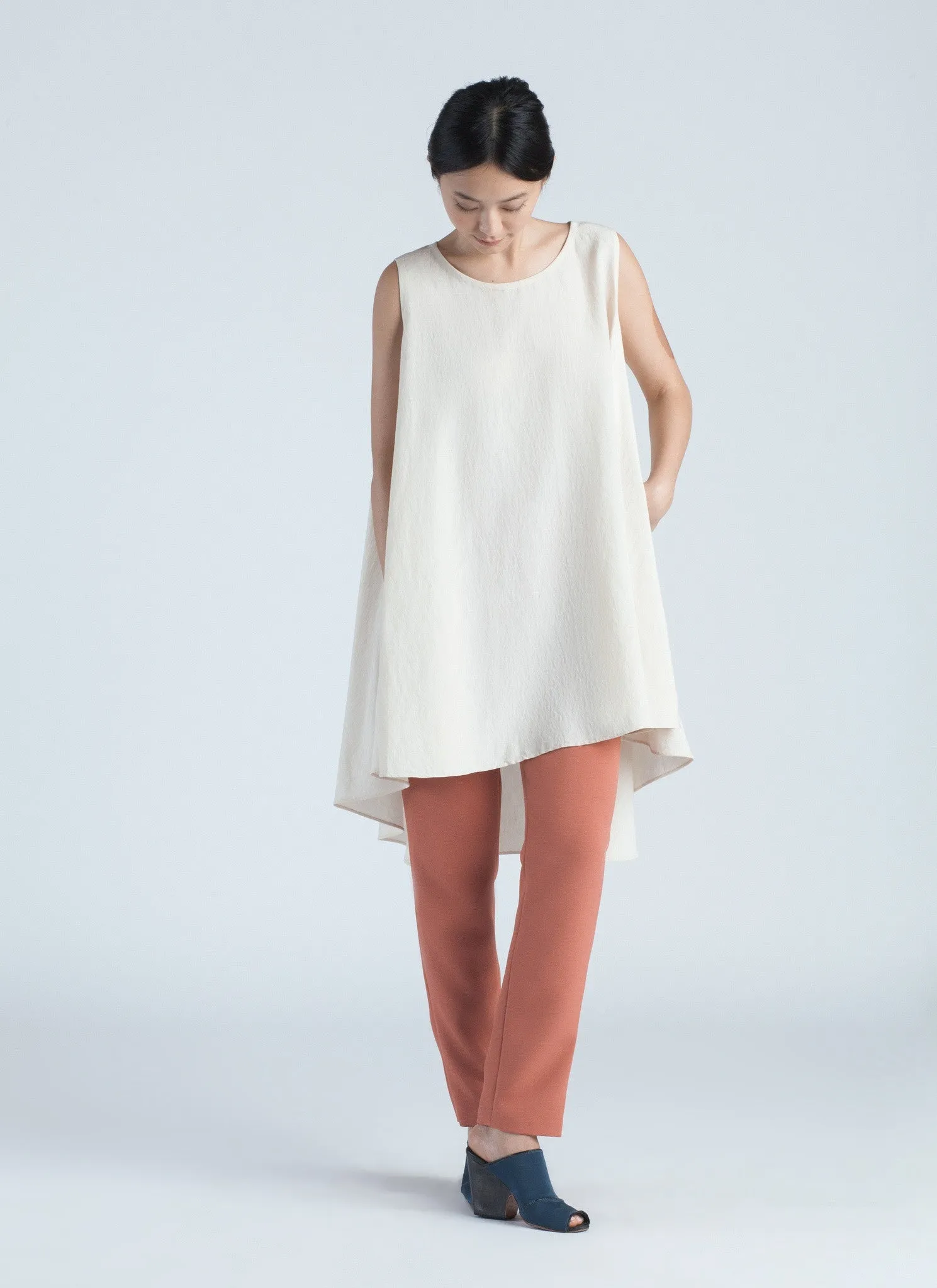 Sea Urchin Tunic Top - Cream