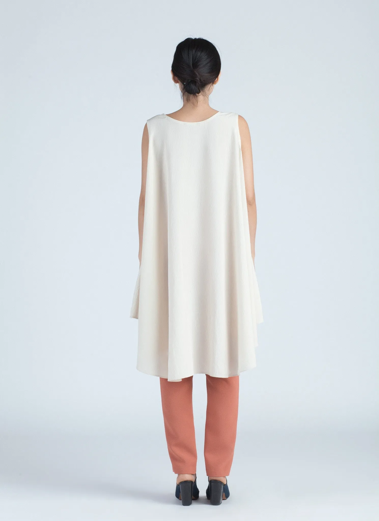 Sea Urchin Tunic Top - Cream