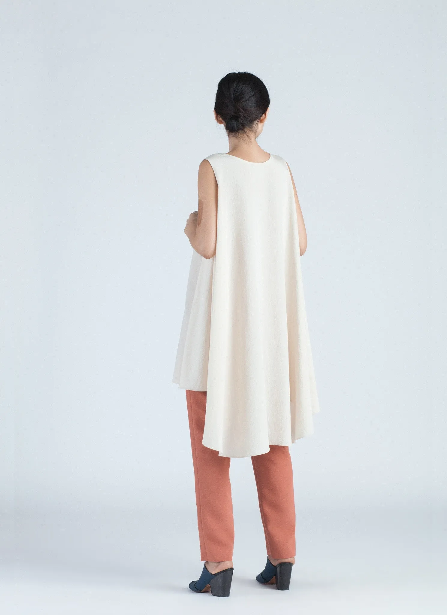 Sea Urchin Tunic Top - Cream
