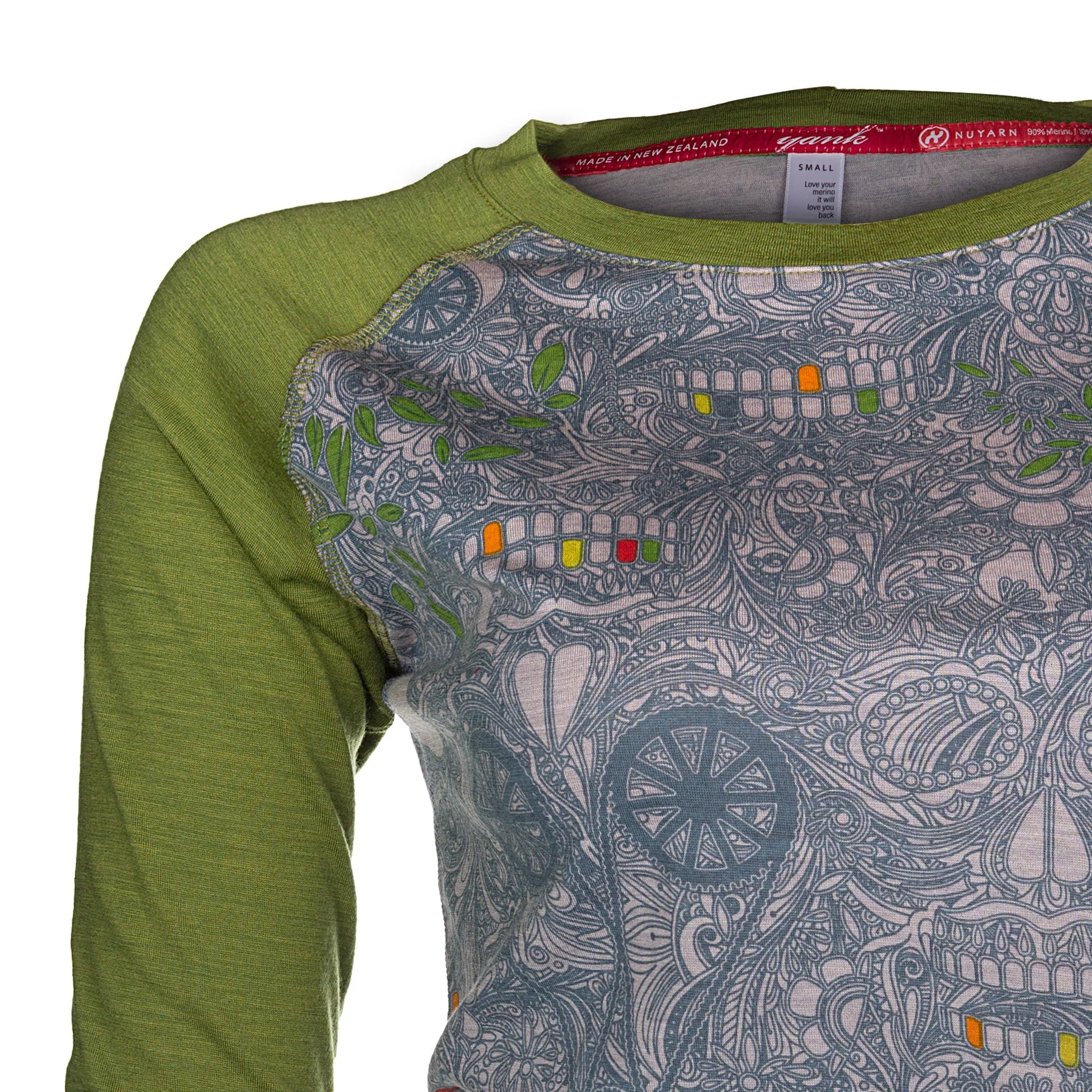 SECONDS Women's Sugar Skull Long Sleeve | Green