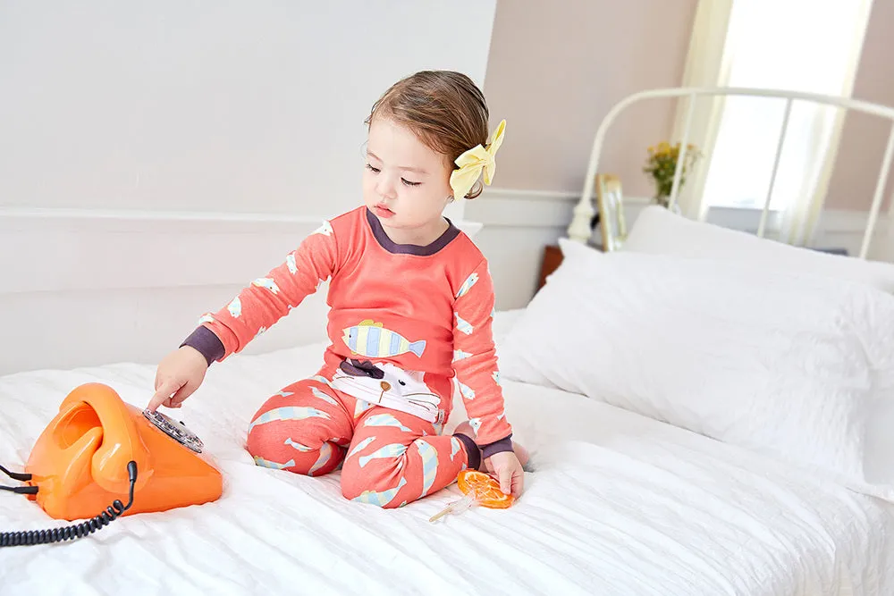 Secret Kitty Long Sleeve Pajama