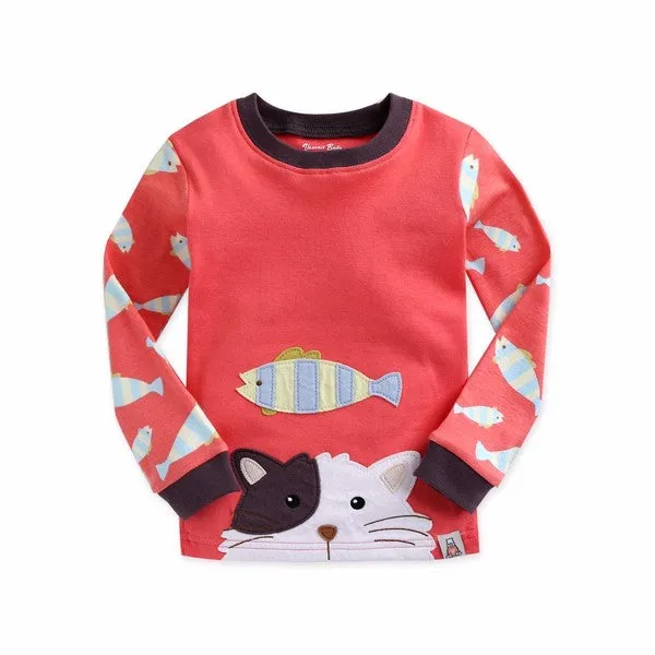 Secret Kitty Long Sleeve Pajama