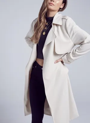 Self Belt Trench Coat