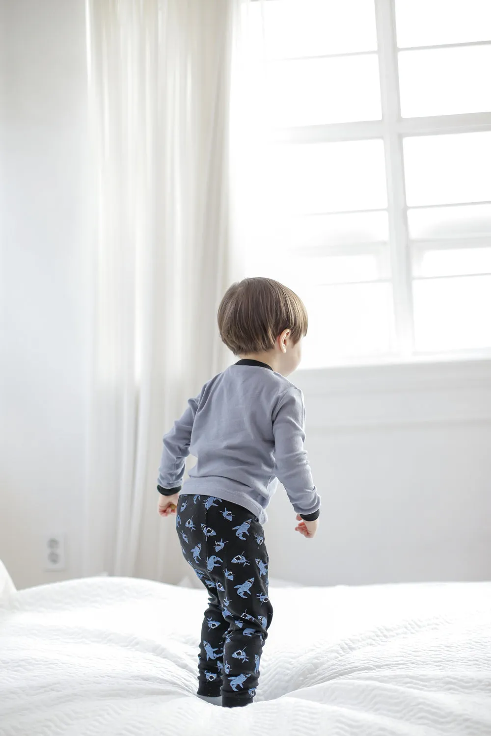 Shark Attack Long Sleeve Pajama