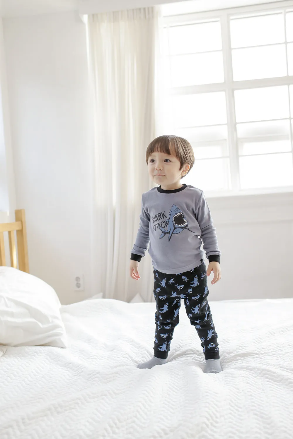 Shark Attack Long Sleeve Pajama