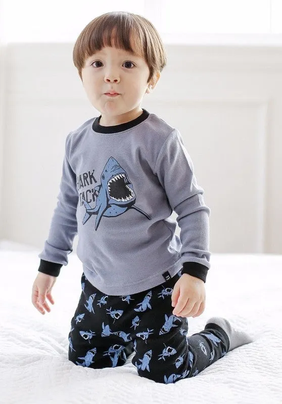 Shark Attack Long Sleeve Pajama