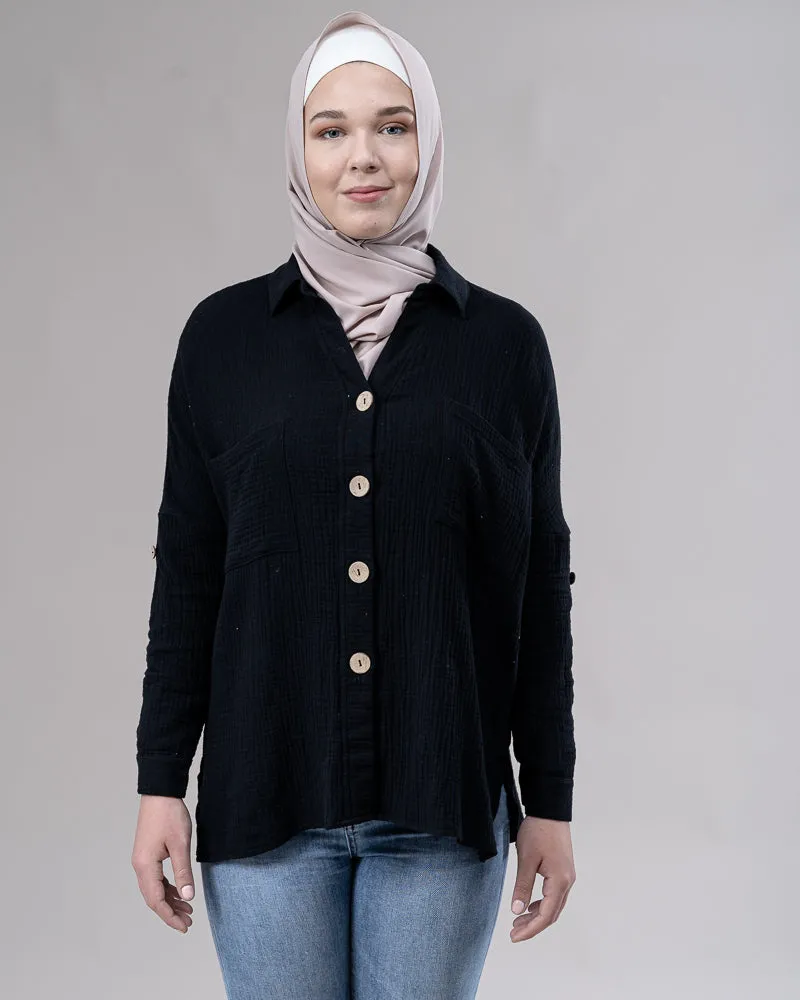 Shell Button Shirt