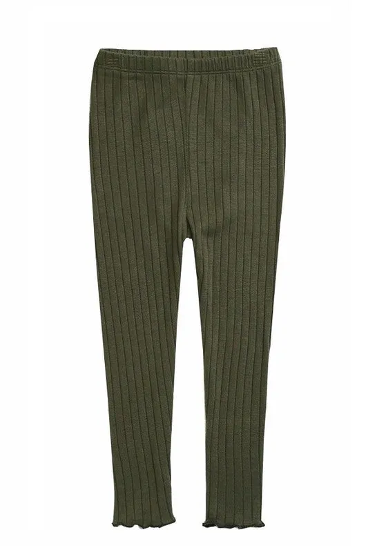 Shirring Khaki Long Sleeve Pajama
