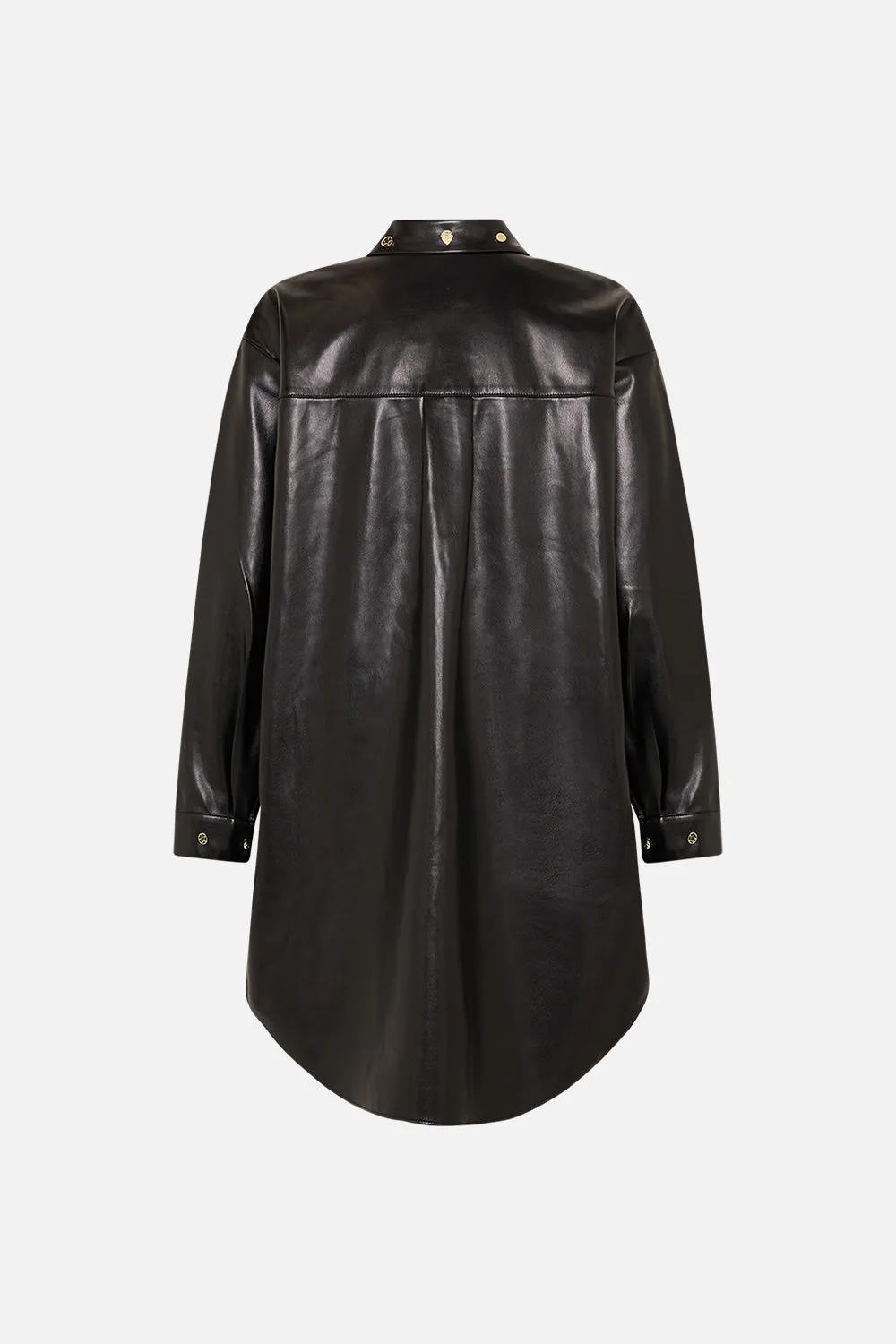 SHIRT TUNIC WITH POCKETS NOUVEAU NOIR