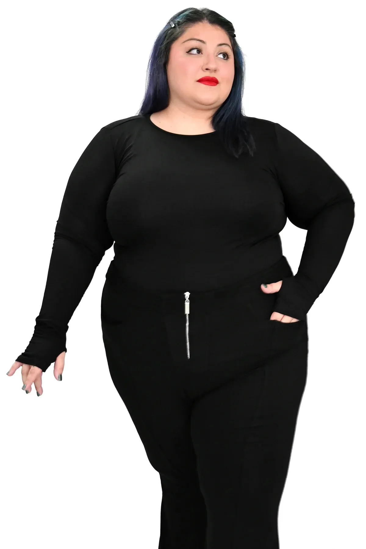 Signature Long Sleeve Thumbhole Top FOXBLOOD