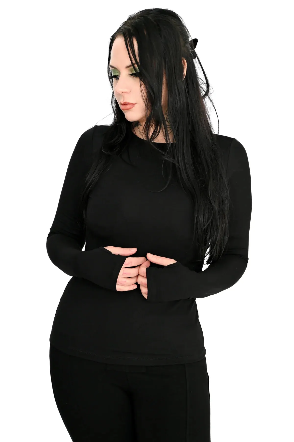 Signature Long Sleeve Thumbhole Top FOXBLOOD