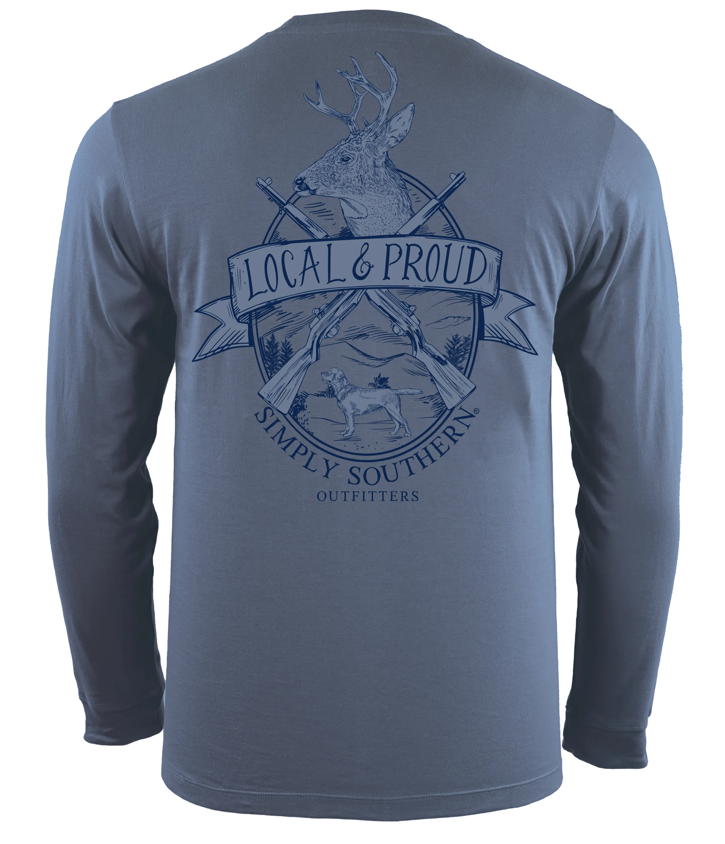 Simply Southern Proud Bluesy Deer Tee