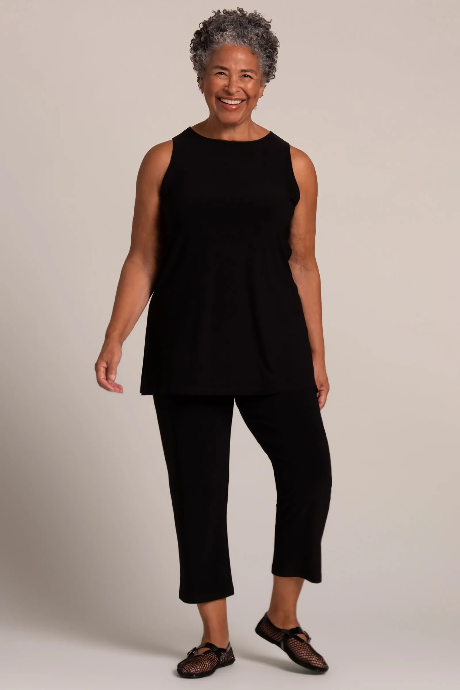 Sleeveless Nu Ideal Tunic | Black