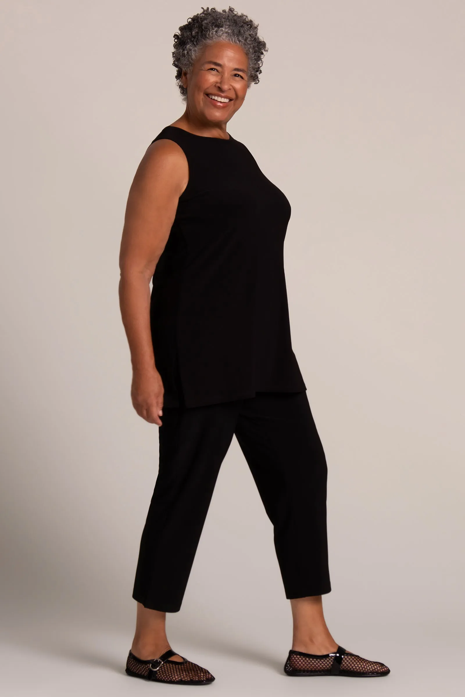 Sleeveless Nu Ideal Tunic | Black