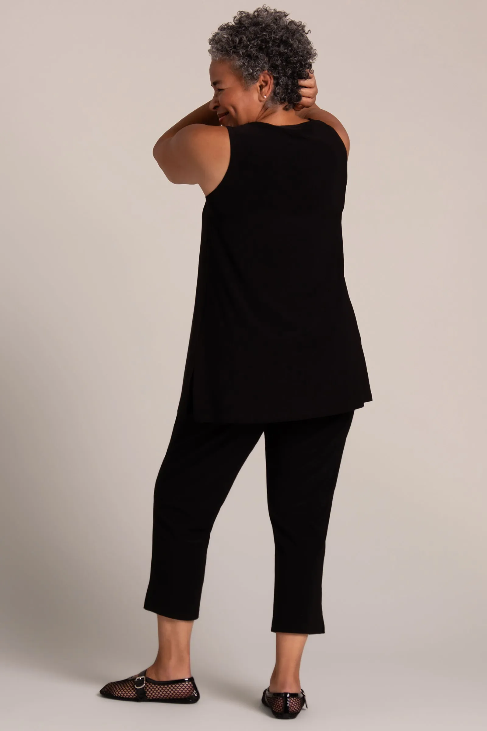 Sleeveless Nu Ideal Tunic | Black