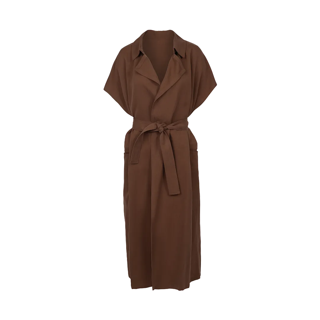 Sleeveless Trench Coat