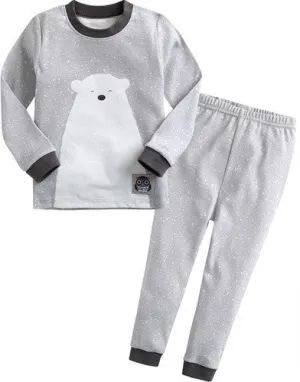 Snow Bear Long Sleeve Pajama