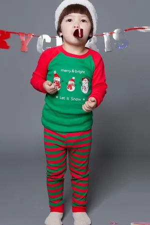 Snowman Long Sleeve Pajama