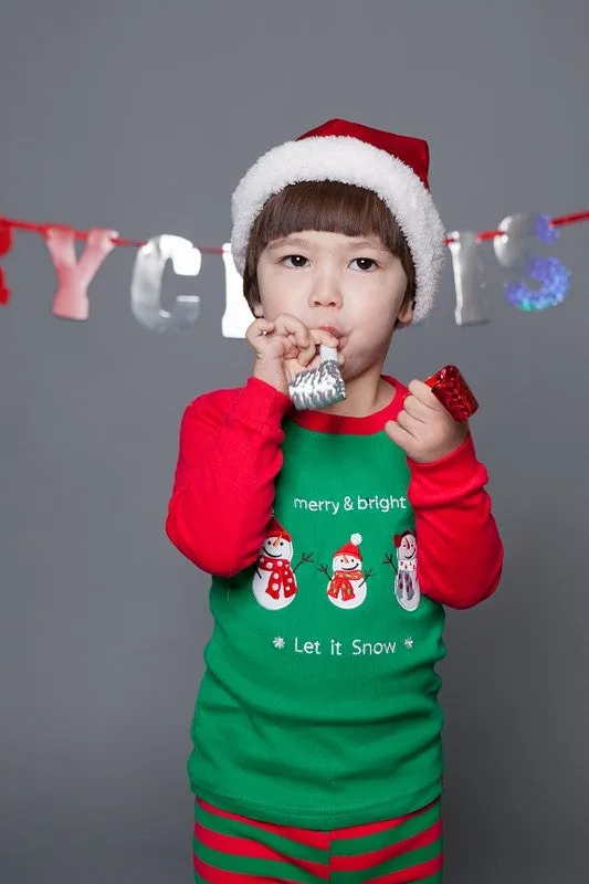Snowman Long Sleeve Pajama