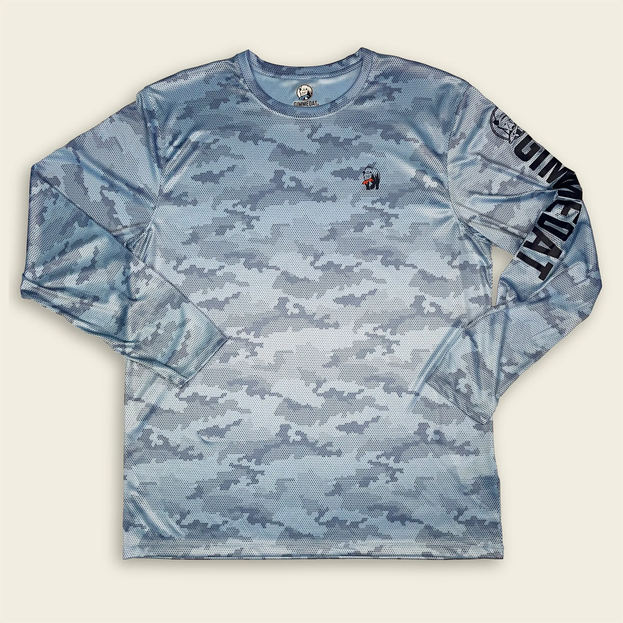 Solar Bear Blue Mist Camo Long Sleeve T-Shirt