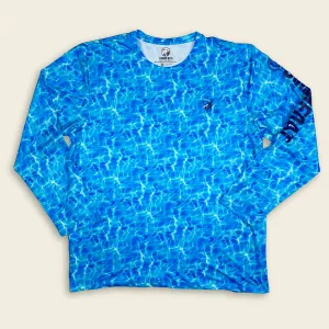 Solar Bear Blue Water Long Sleeve T-Shirt