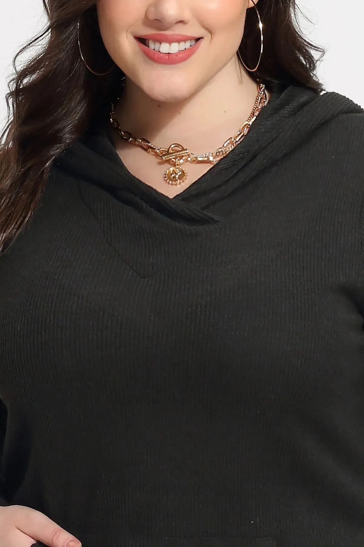 Solid Pockets Supersoft Sweatshirt Hoodie