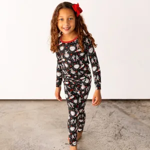 Space Hearts Long Sleeve Pajama Set (2T-12Y)