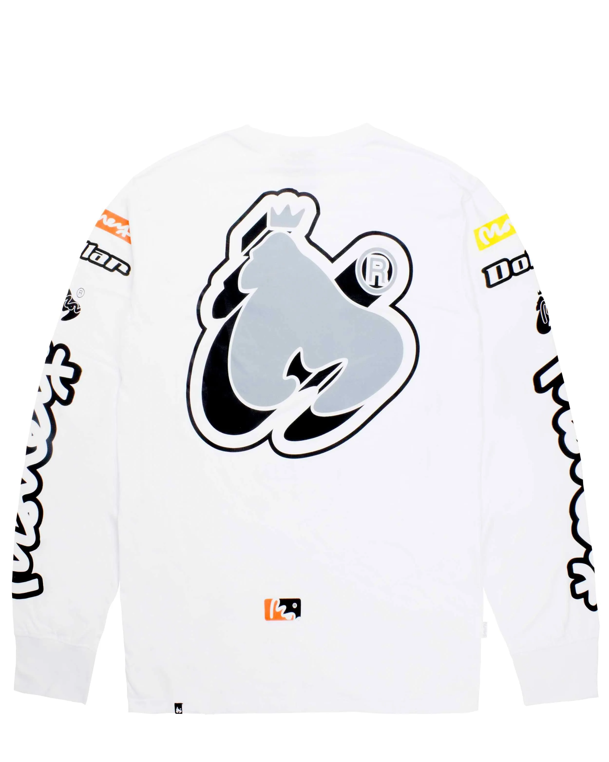 Speed Way Long Sleeve Tee White