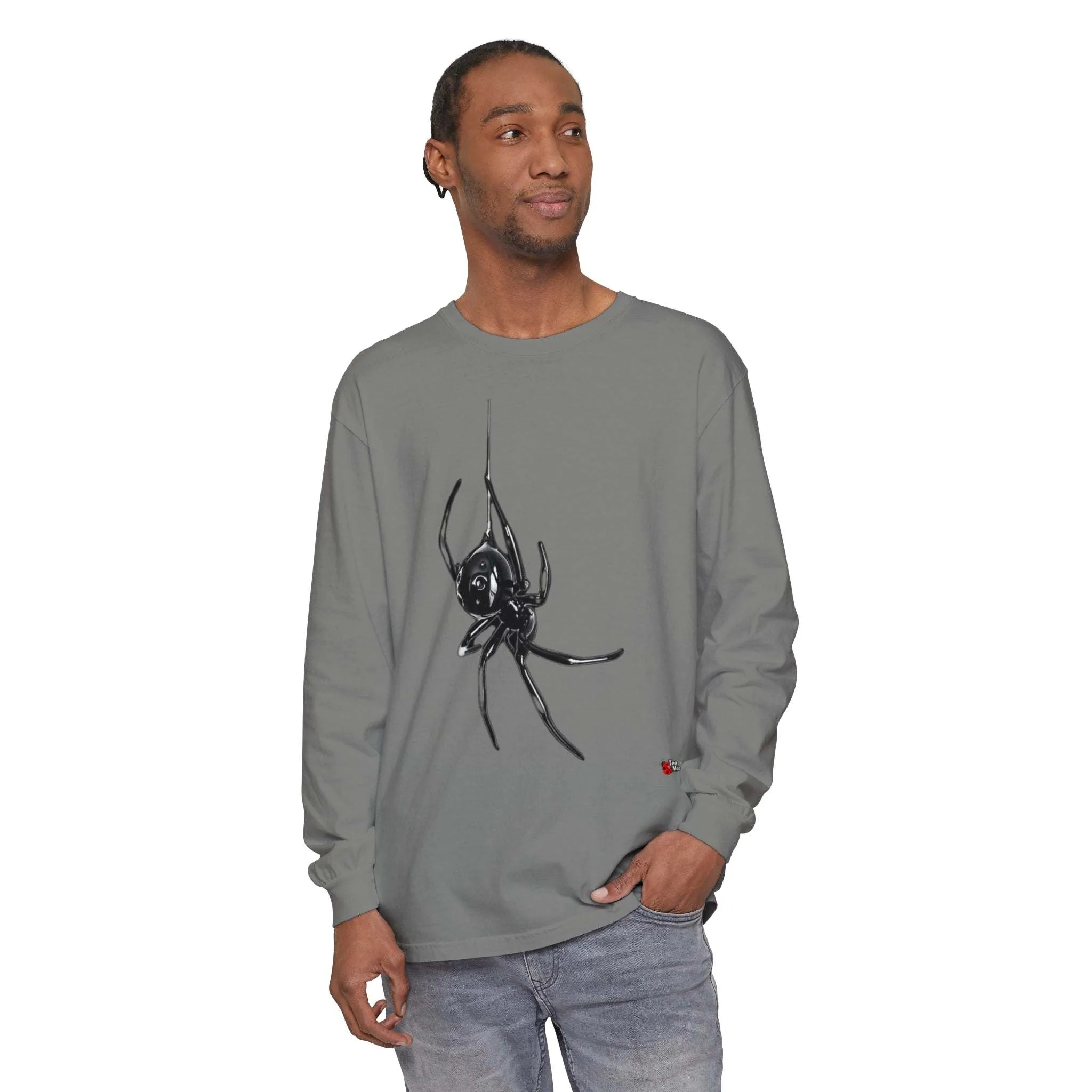 Spider Garment-dyed Long Sleeve T-Shirt