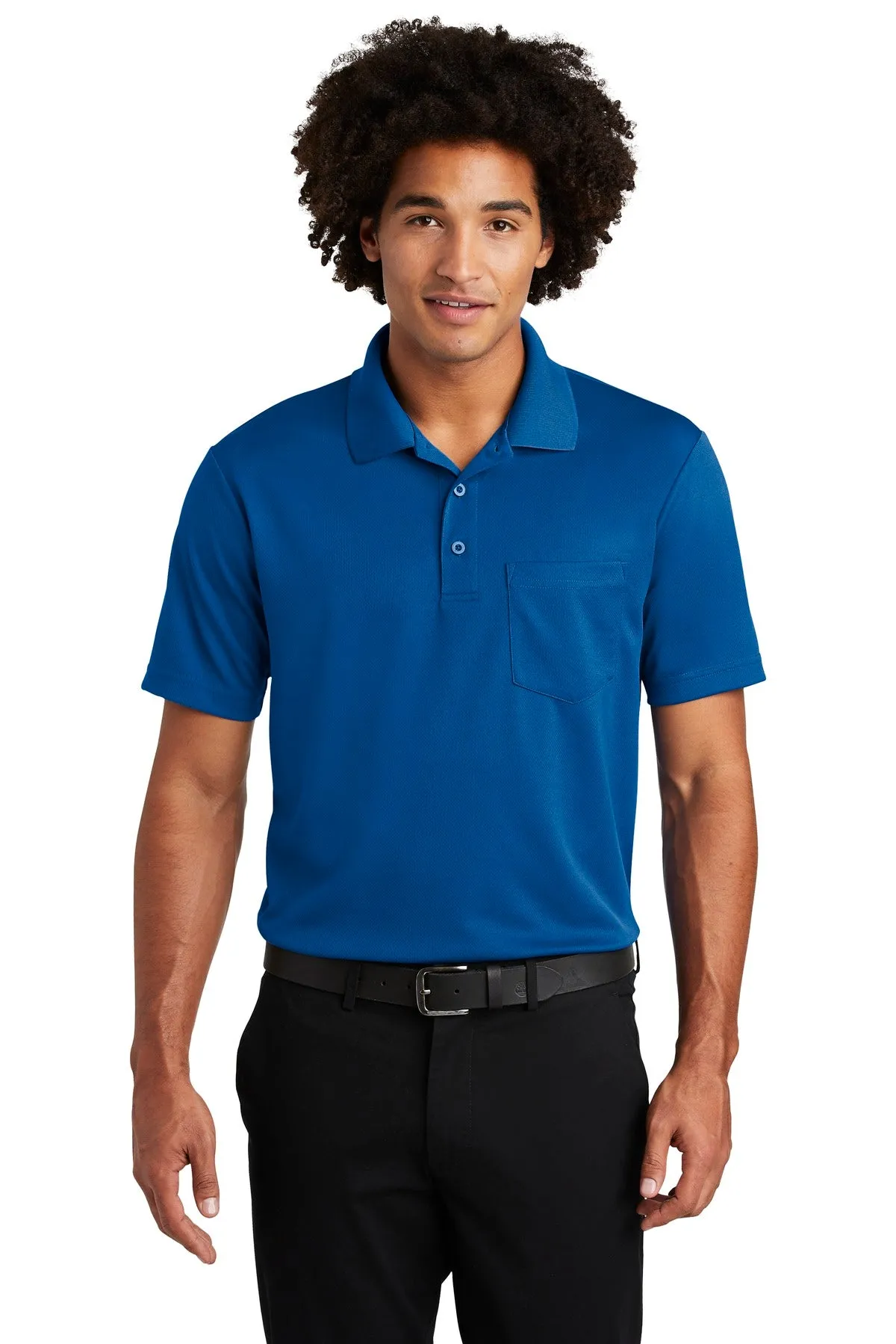 Sport-Tek PosiCharge RacerMesh Pocket Polo. ST640P