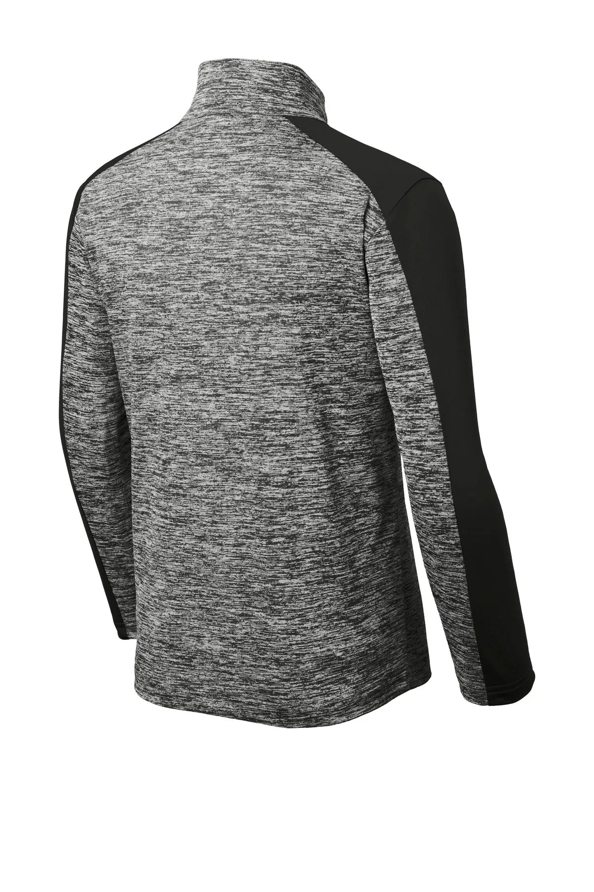 Sport-Tek Youth PosiCharge Electric Heather Colorblock 1/4-Zip Pullover. YST397