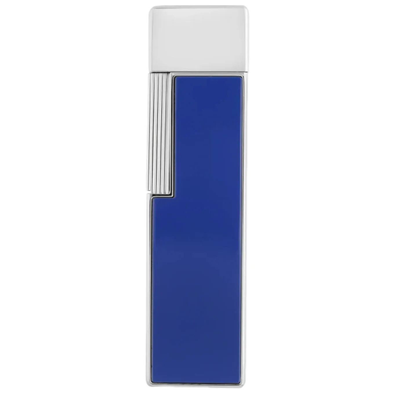 S.T. Dupont Twiggy Chrome Blue Lacquered Lighter