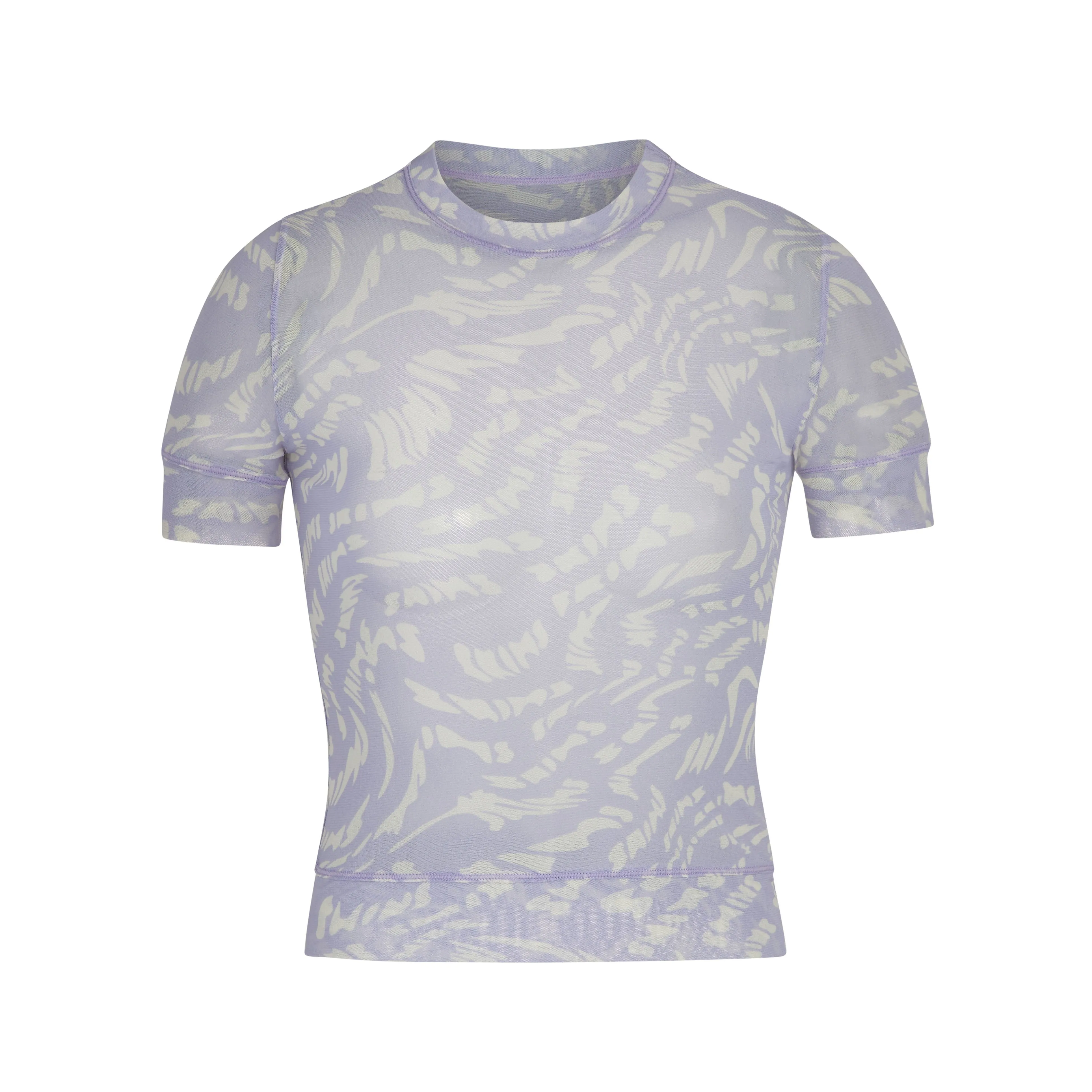 SUMMER MESH T-SHIRT | LILAC SWIRL