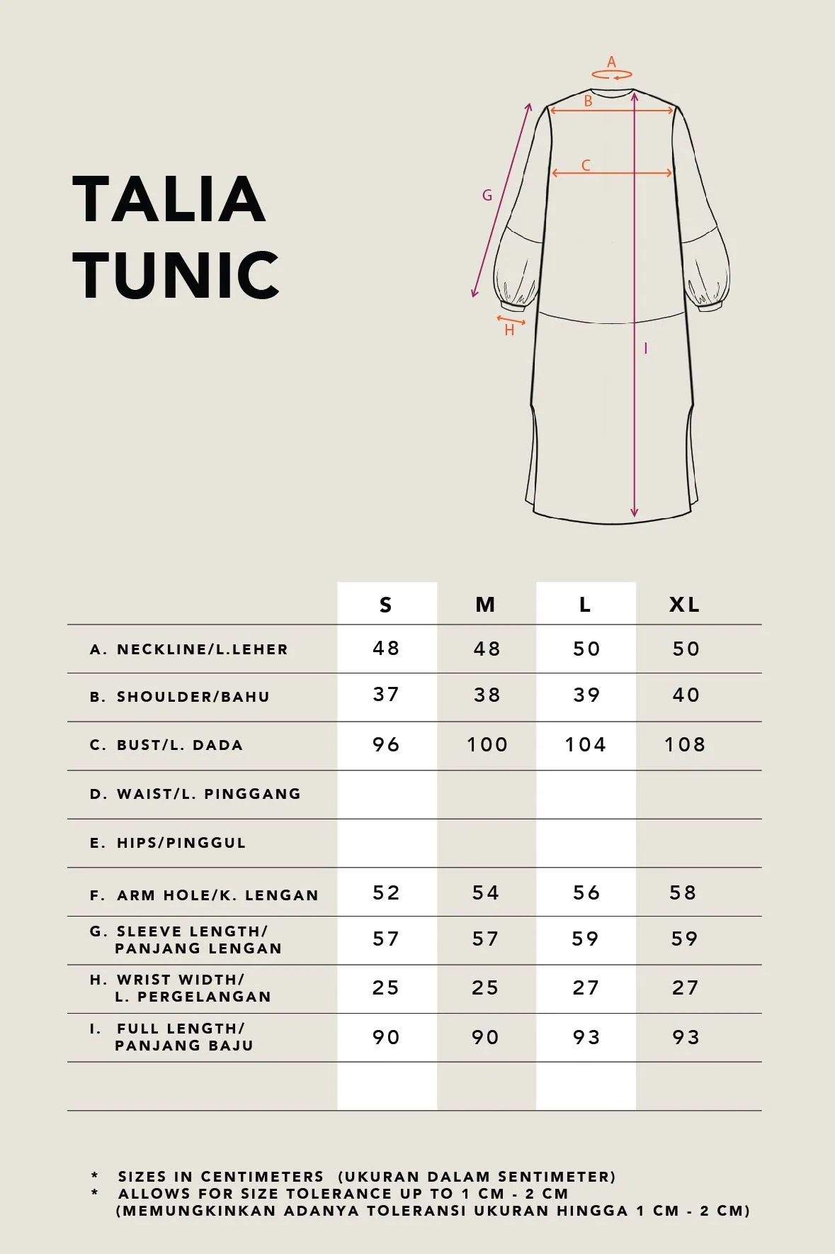 TALIA PUFF SLEEVE TUNIC BLUE