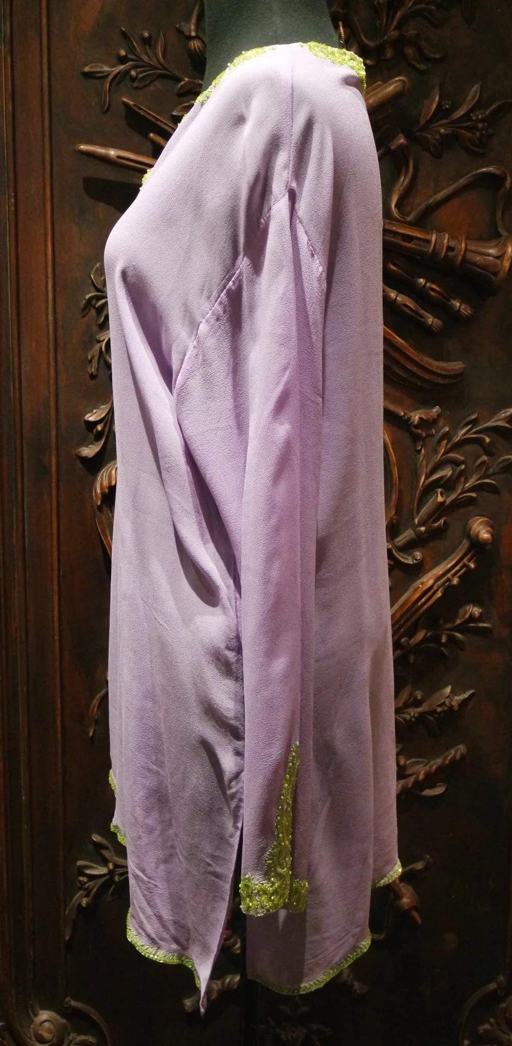 Tanja Pignatelli Beaded V-Neck Tunic-Swim Cover Up