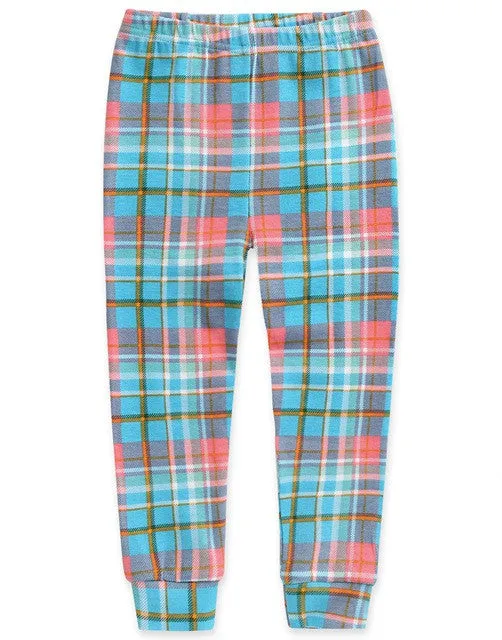 Tartan Check Mint Long Sleeve Pajama
