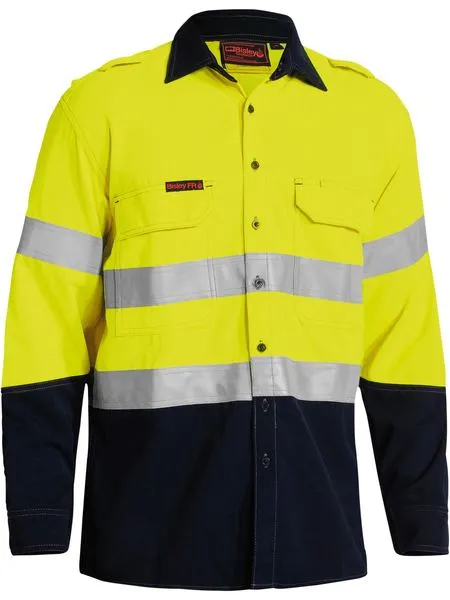 Tencate Tecasafe Plus Taped Hi Vis Two Tone Long Sleeve - BS8082T