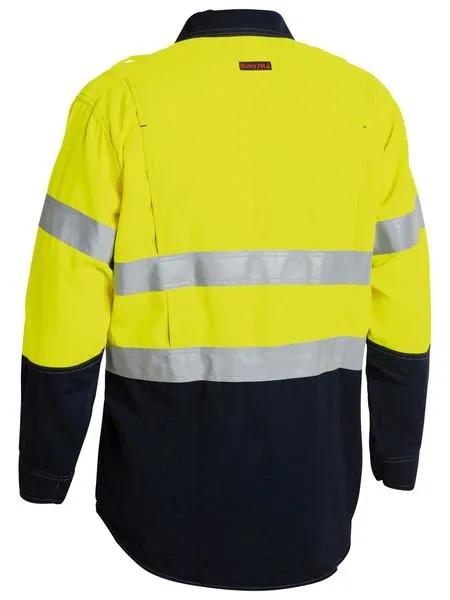 Tencate Tecasafe Plus Taped Hi Vis Two Tone Long Sleeve - BS8082T