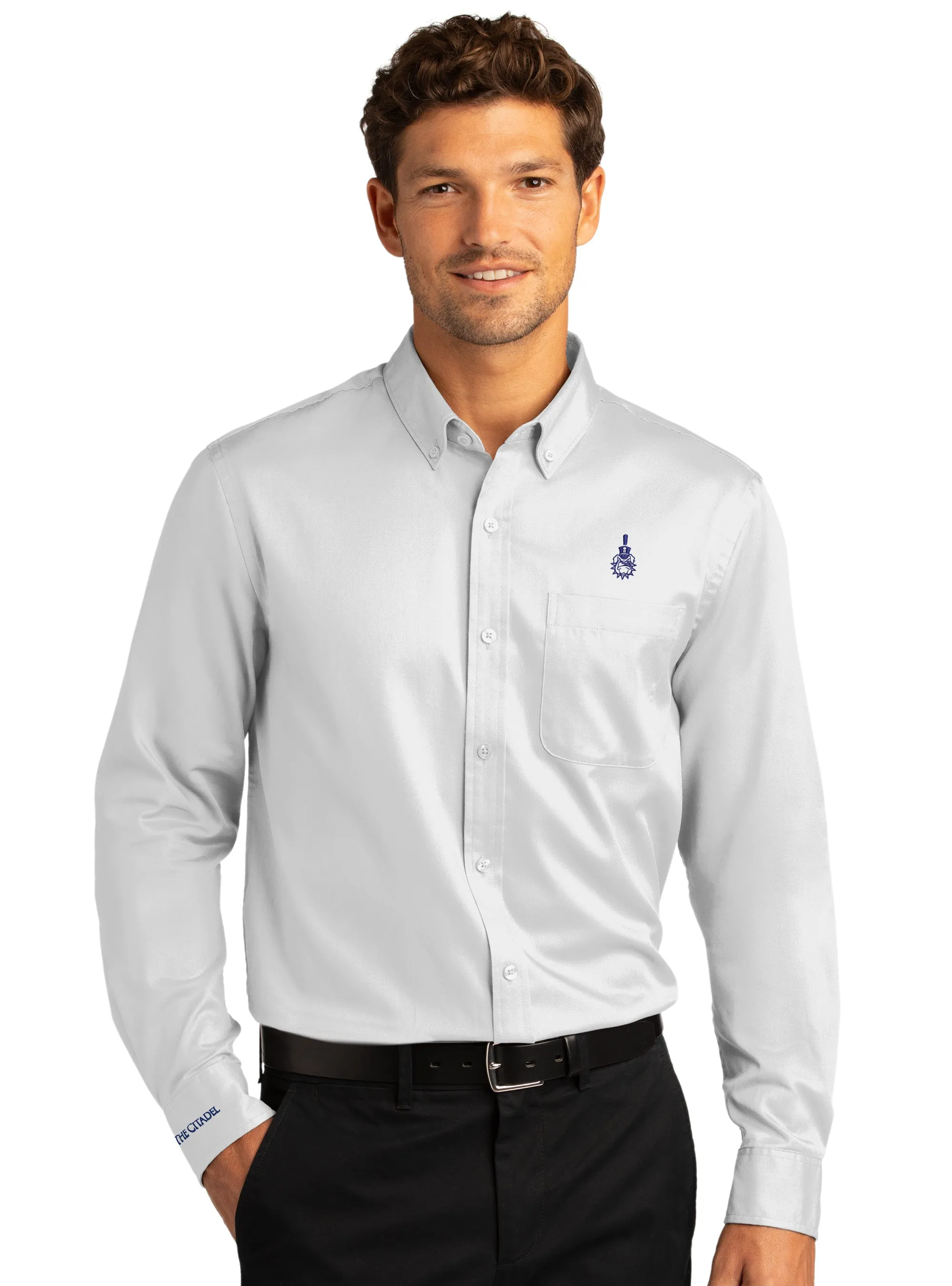 The Citadel, Spike Long Sleeve Twill Shirt