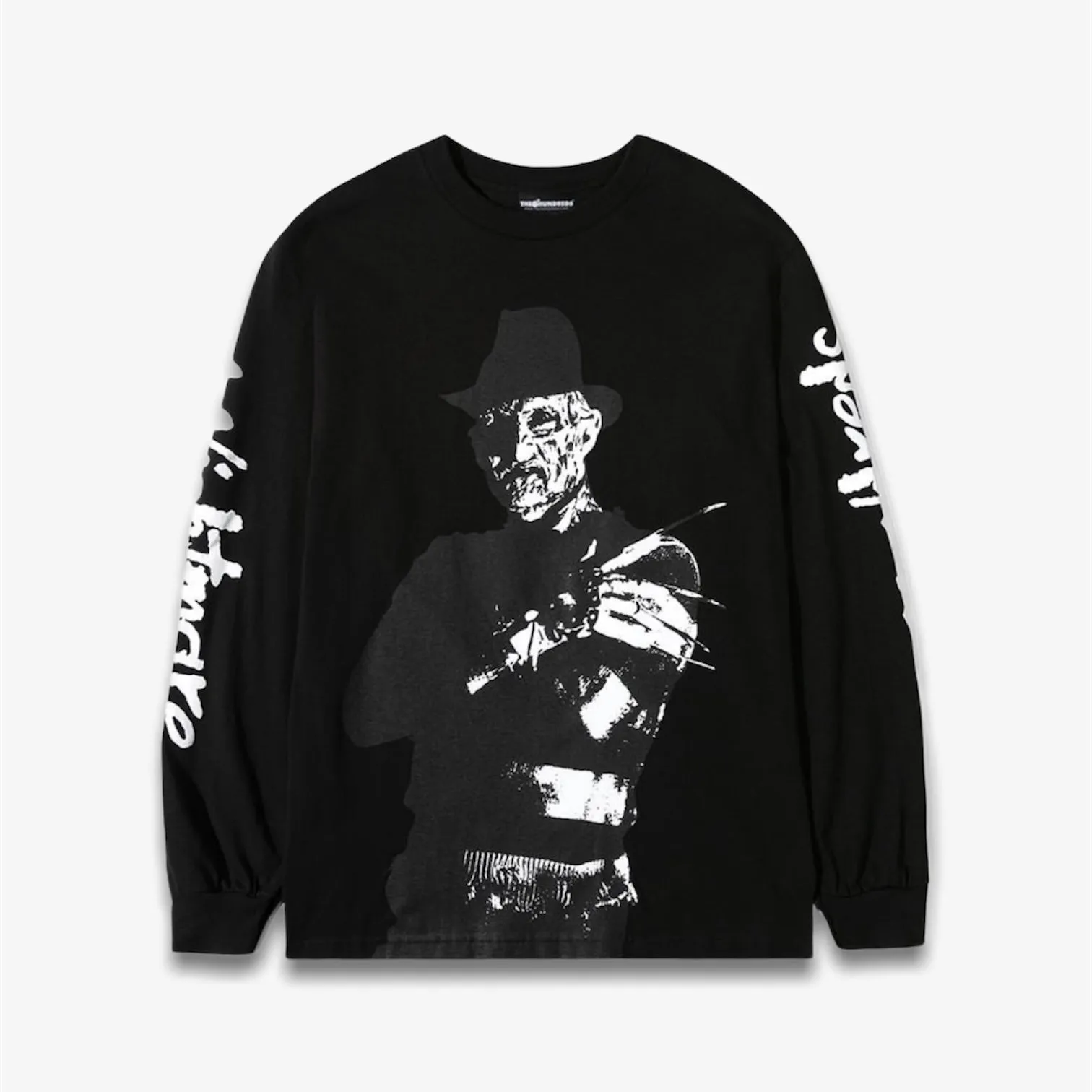 The Hundreds x A Nightmare on Elm Street Freddy Long Sleeve T-shirt Black